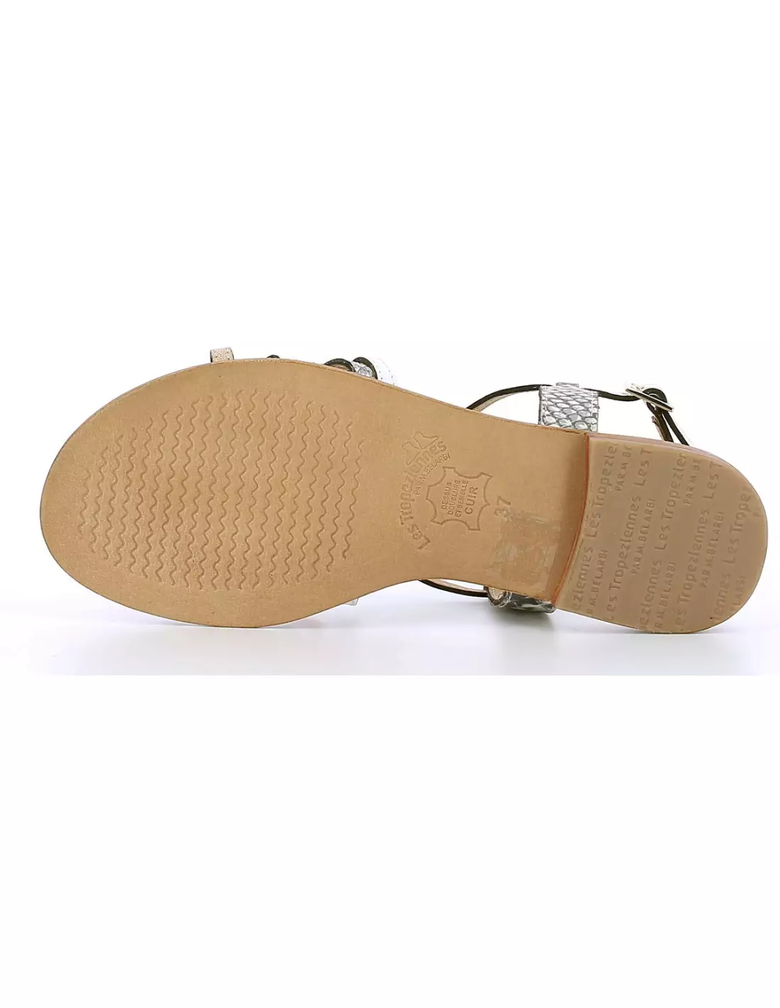 LES TROPEZIENNES HARRY - Sandales & nu-pieds BLANCMULTI