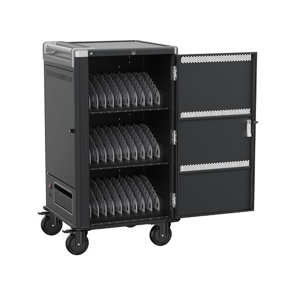 Ewent Carrinho de Carregamento e Armazenamento Móvel p/ 30 Portáteis/Tablets - EW1701