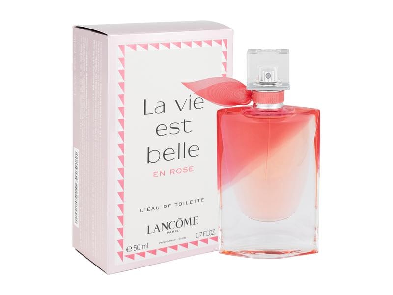 Lancôme Eau de Toilette La Vie Est Belle En Rose 50 ml Blumiger und süsser Duft für die Frau