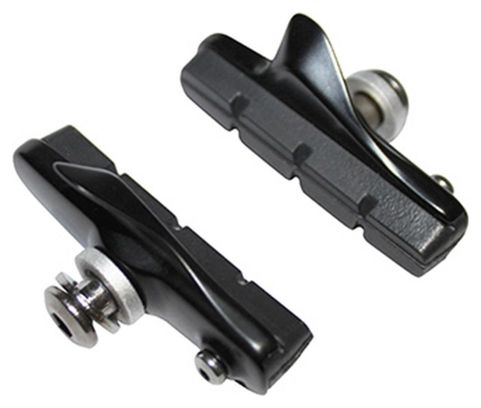 Porte patin frein route a cartouche Newton type Shimano alu noir 55mm (1 paire)
