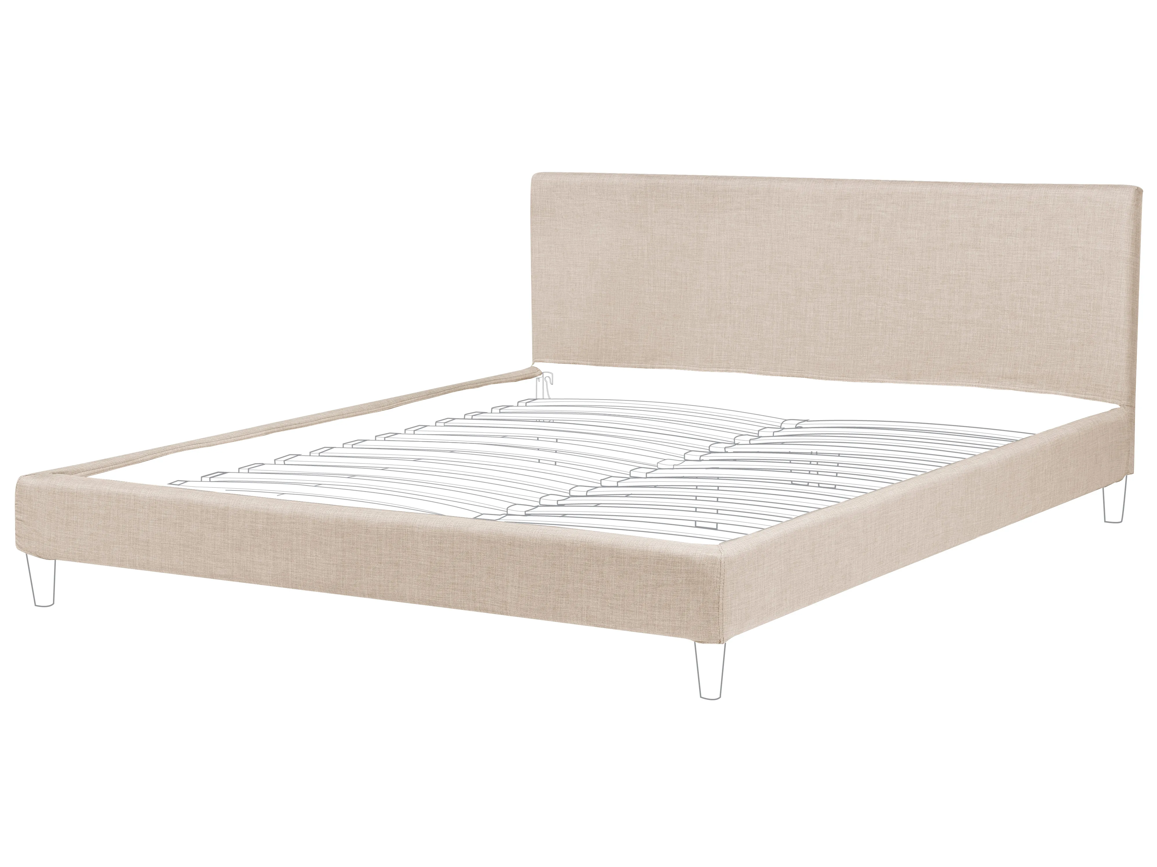 Bedframe hoes FITOU 180 x 200 cm Beige