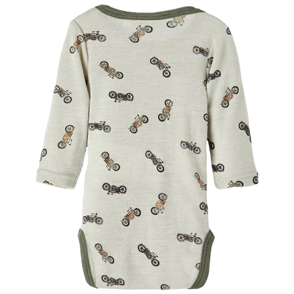 London Fog Wang Uld Rib Body AOP - Name It