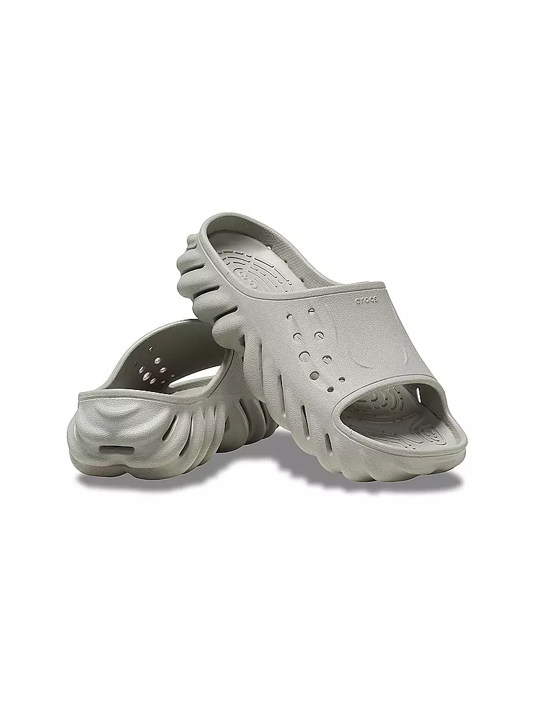 CROCS Pantoletten  ECHO SLIDE grau