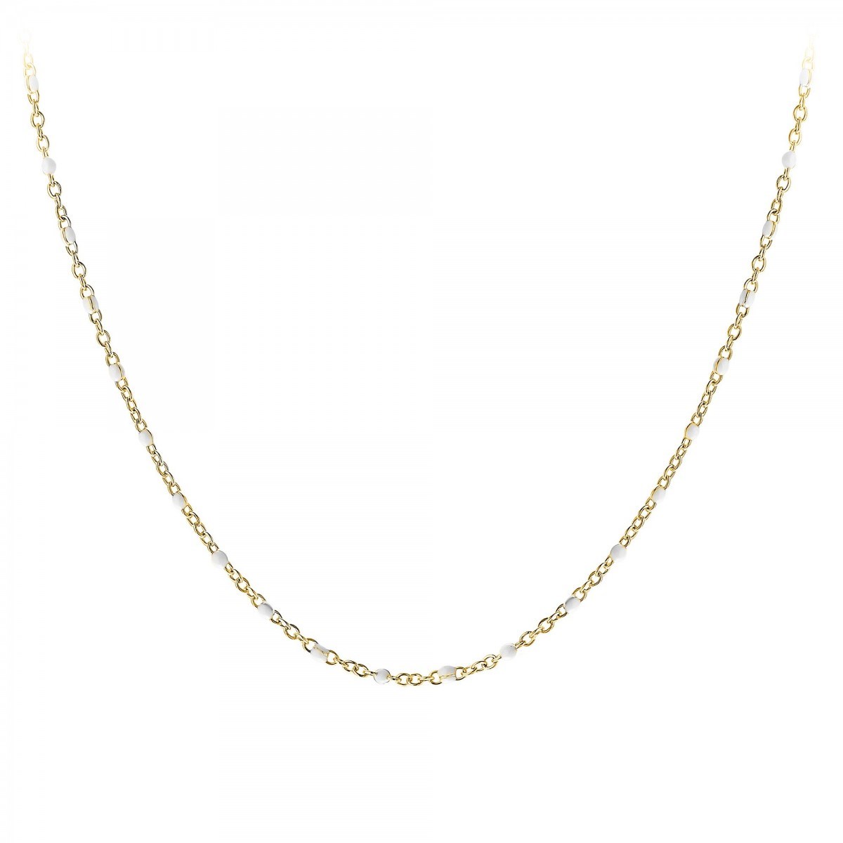 Collier perles blanches par SC Bohème