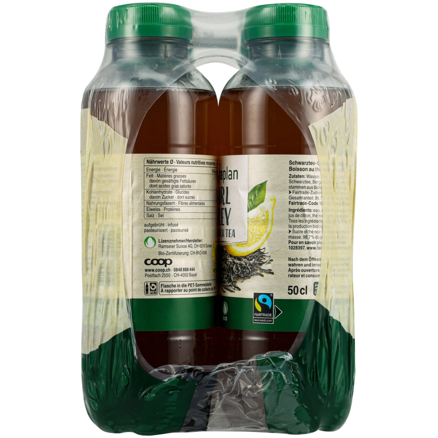 Naturaplan Bio-Black Tea Earl Grey 6x50cl -300cl