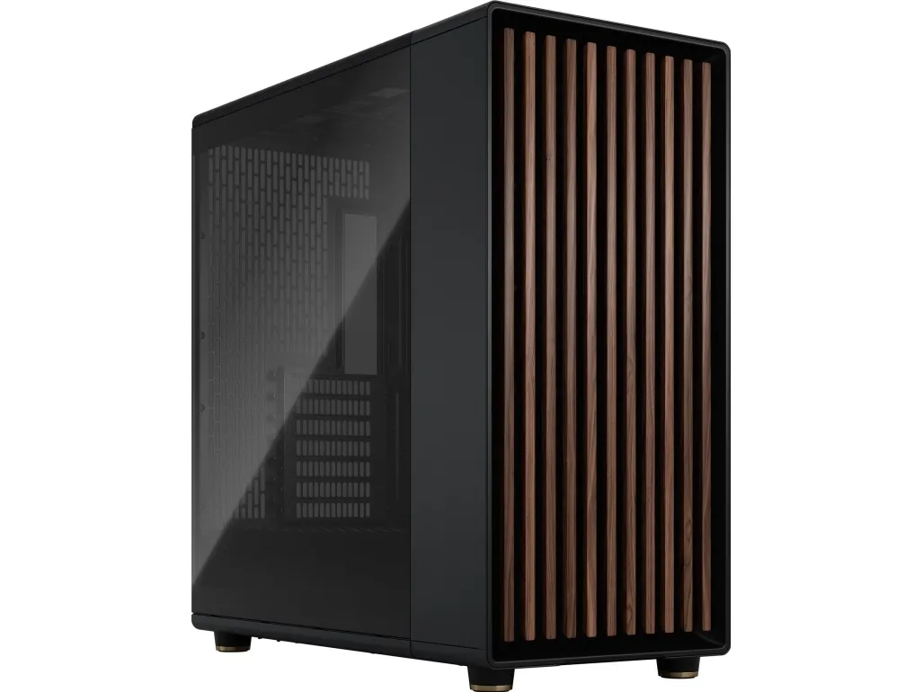 Fractal Design North XL - Tower - udvidet ATX - sidepanel med vindue (hærdet glas) - ingen strømforsyning (ATX) - charcoal black - USB/Audio/Mic