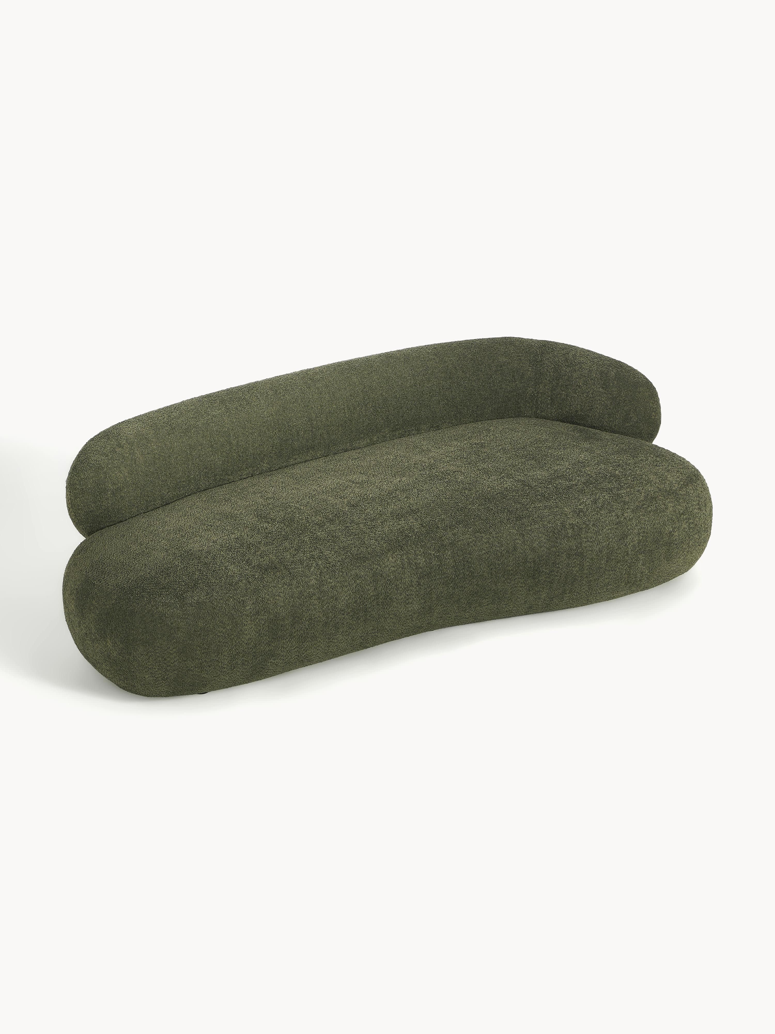 Bank Alba (3-zits) uit teddy-bouclé