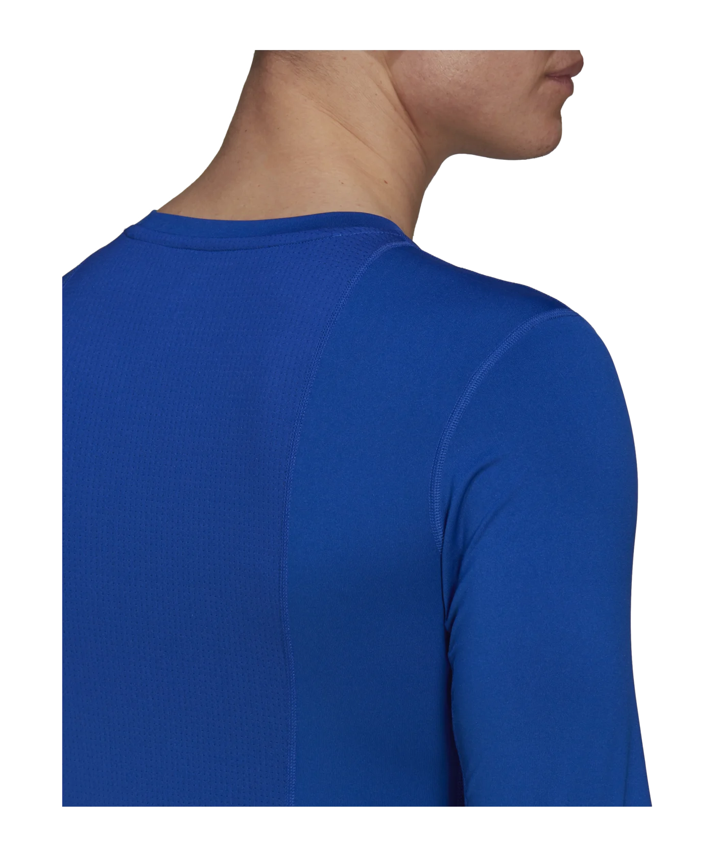 adidas Techfit Shirt langarm Blau
