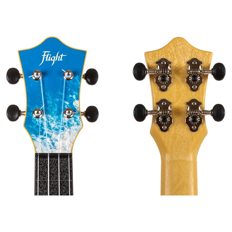 Flight Travel Series TUSL25 Surf Concert Scale sopraan ukelele met gigbag