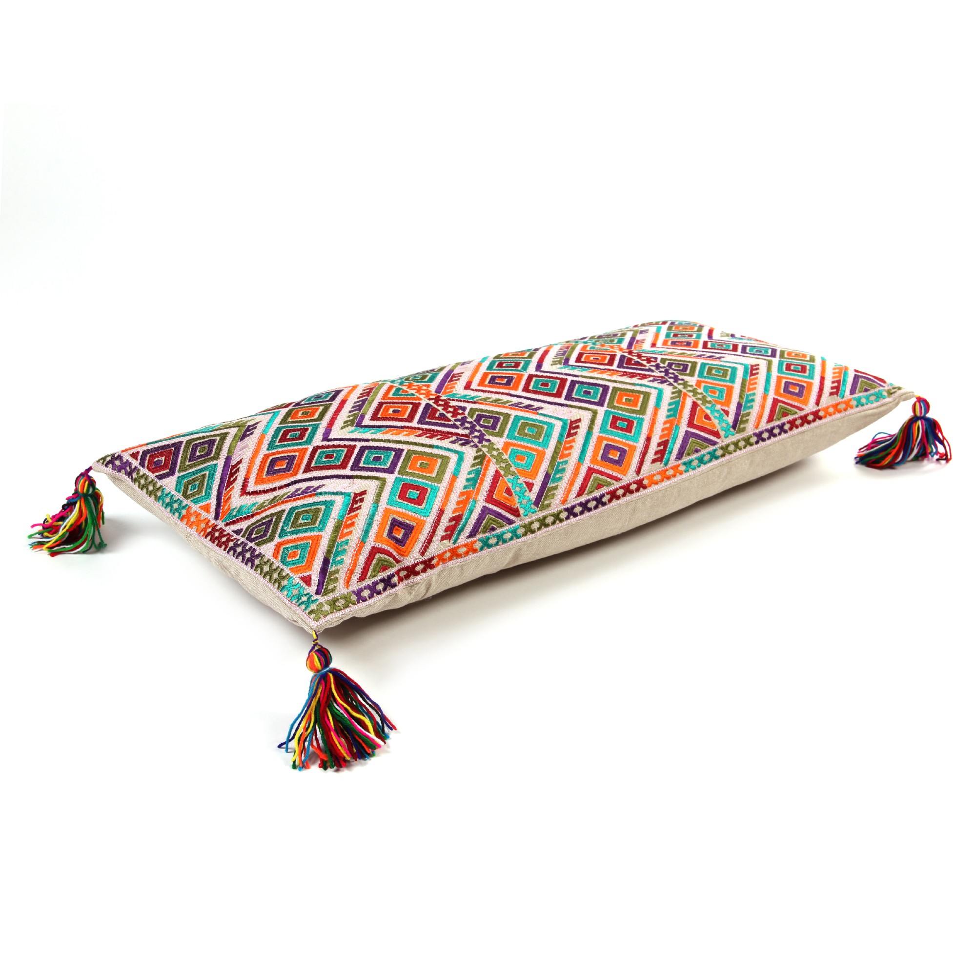 Langkissen 'Goole', multicolor, T 35 cm, B 80 cm von fischer's lagerhaus