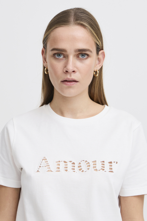 Ichi witte dames t-shirt