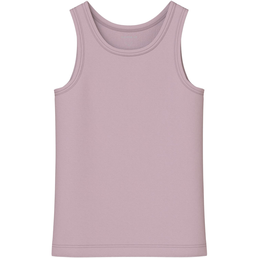 Køb Name It Lavender Gray Nmftank Top 2P Lavender Hearts Noos
