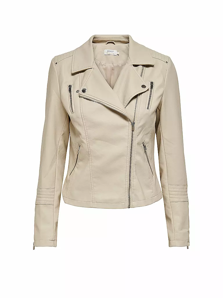 ONLY Jacke in Lederoptik ONLGEMMA creme