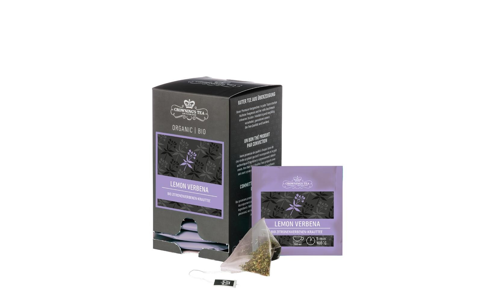 Teebeutel Bio Lemon Verbena 15 StückBio-Zitronen-Kräutertee