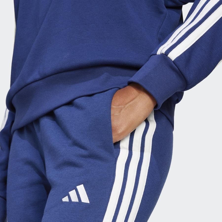 Adidas Pantalon à revers French terry 3 bandes Essentials