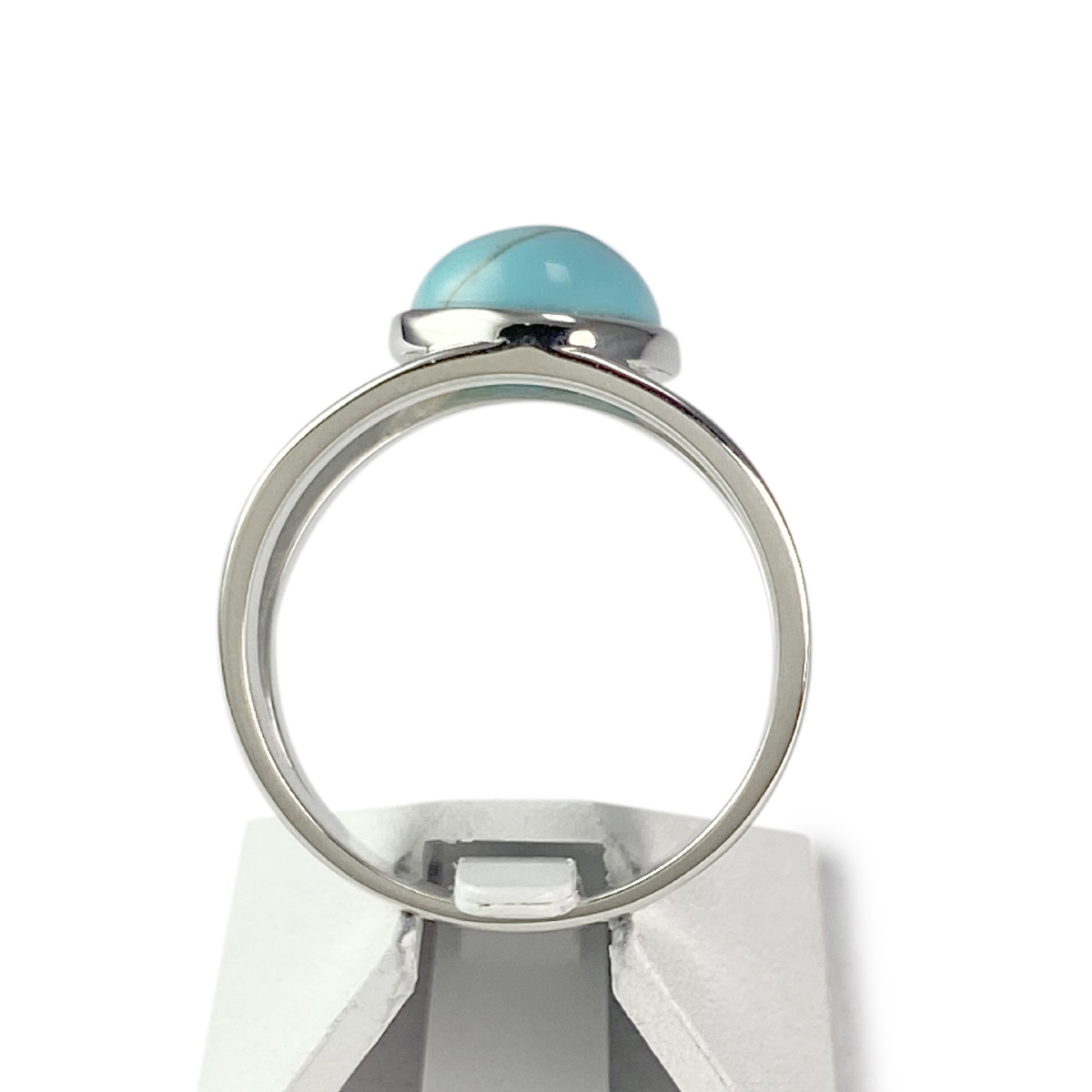 Bague d'occasion argent 925 turquoise reconstituée