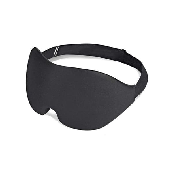INF 3D sovemaske med ekstrautstyr Sort
