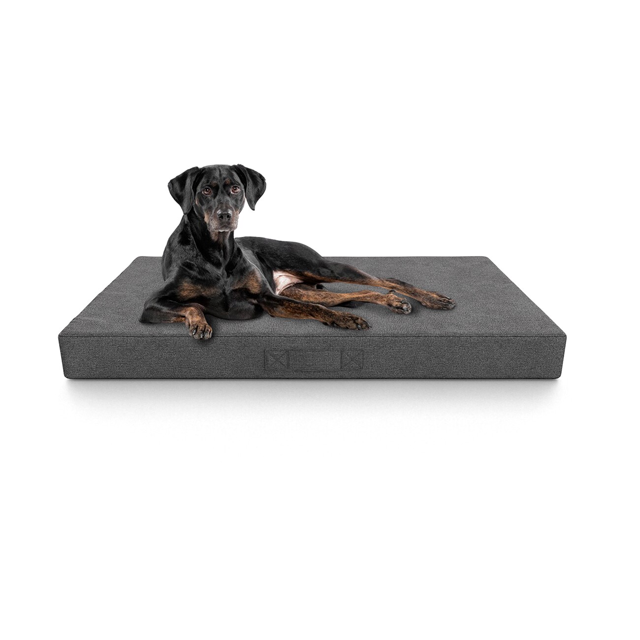 Knuffelwuff orthopädische inkontinenz Hundematte 95 Grad waschbar grau L