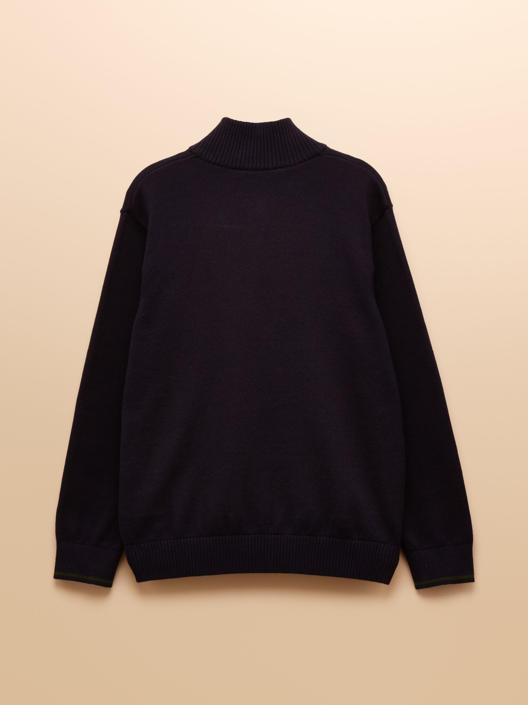 Joules Boys' Hillside Knit Quarter Zip Jumper