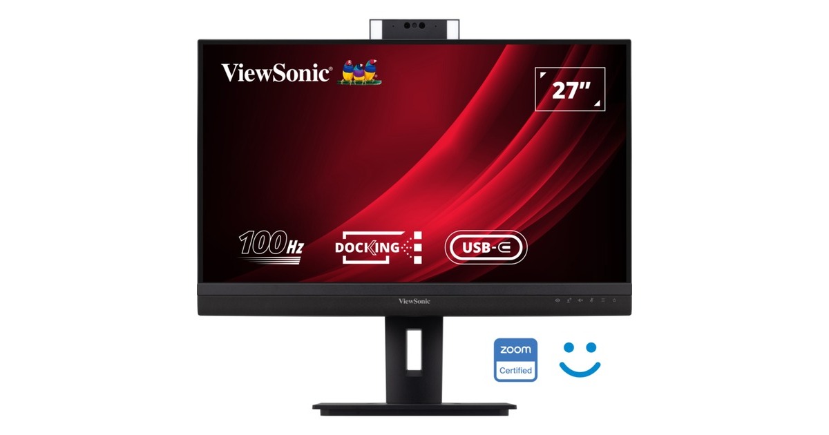 ViewSonicVideo Conferencing Docking Monitor VG2757V-2K 27