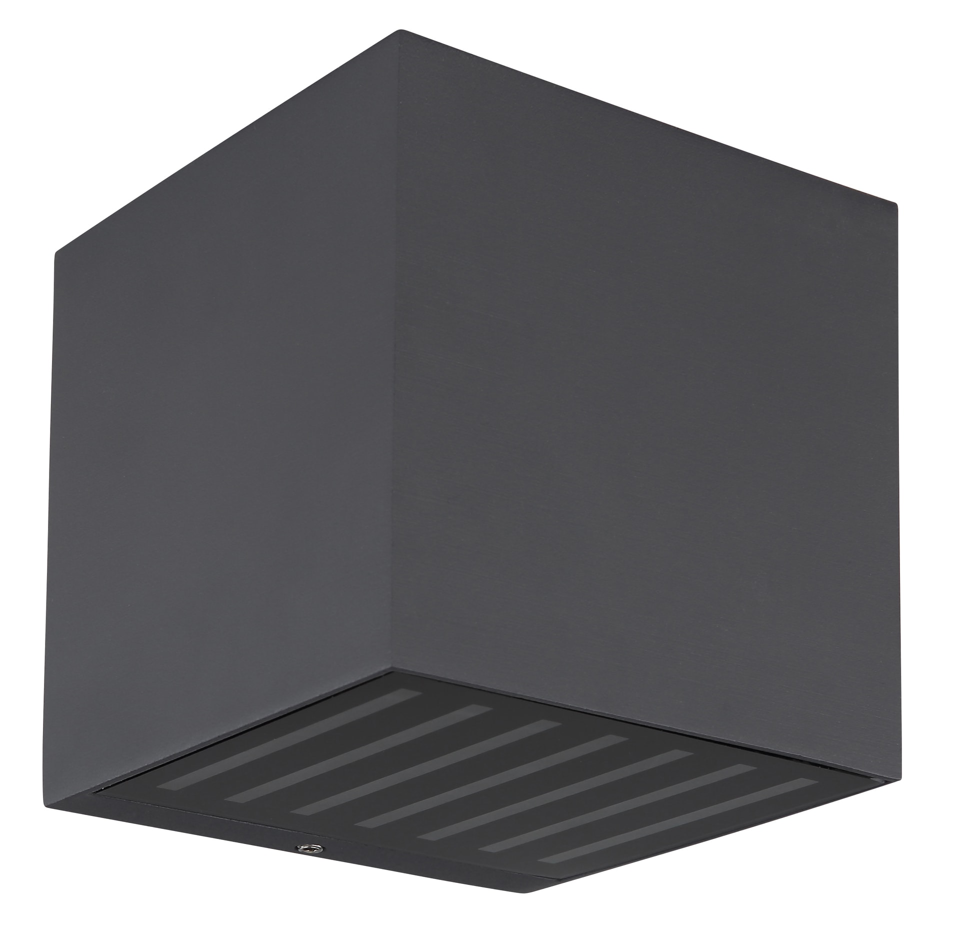 GLOBO LED Außenwandleuchte Illi Anthrazit 10x10cm H10cm