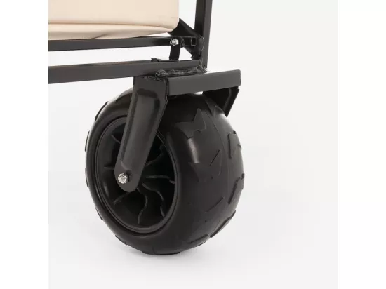 Chariot pliant jardin camping plage capacité 100kg FLORA