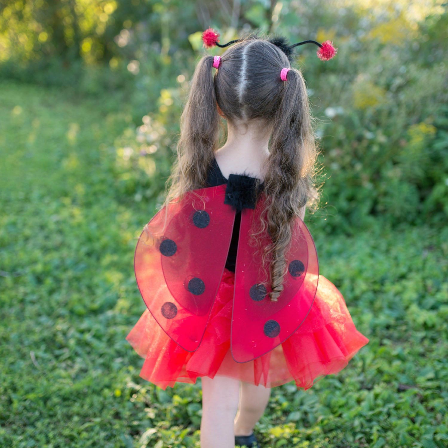 Verkleedset Lieveheersbeestje Glitter, 4-6 jaar