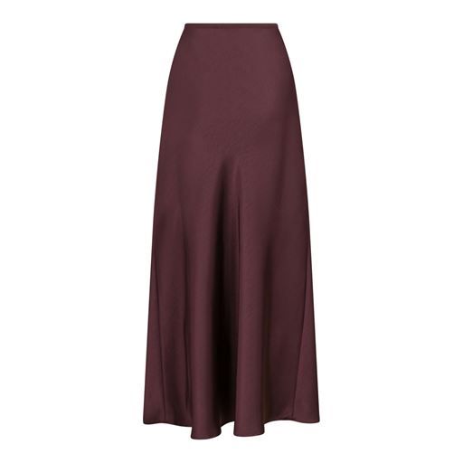 Neo Noir Vicky Heavy Sateen Nederdel, Burgundy, 36