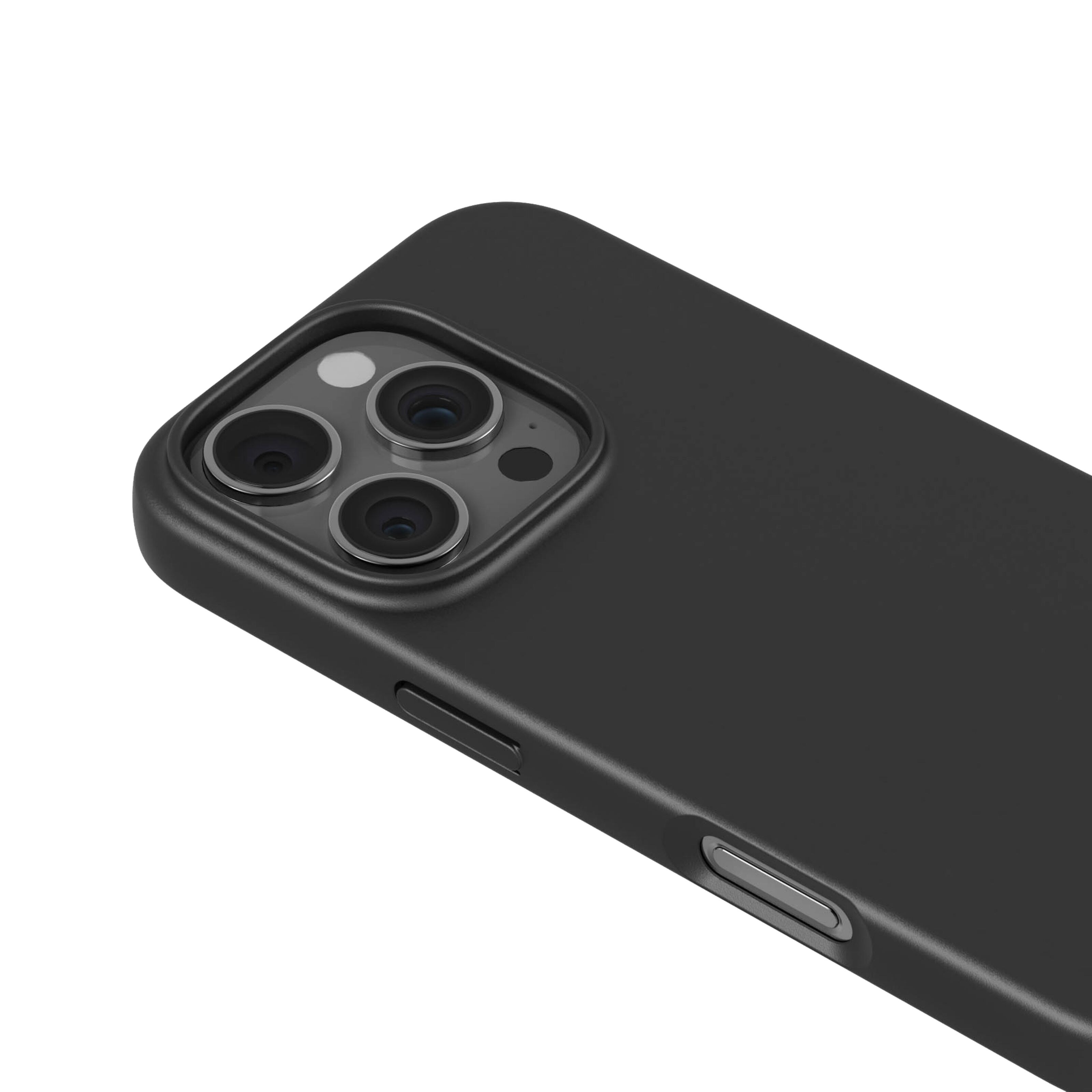 Agood company Plantebasert mobildeksel til iPhone 16 Pro - Svart