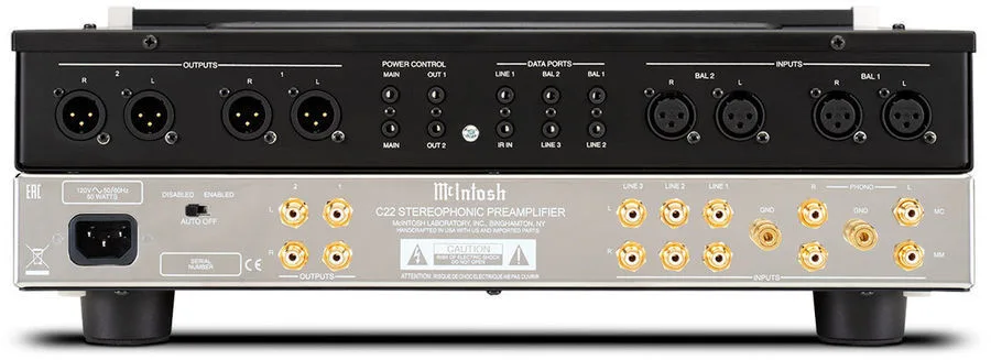 McIntosh C22 MK V   MC275 V6 Amplis à tubes