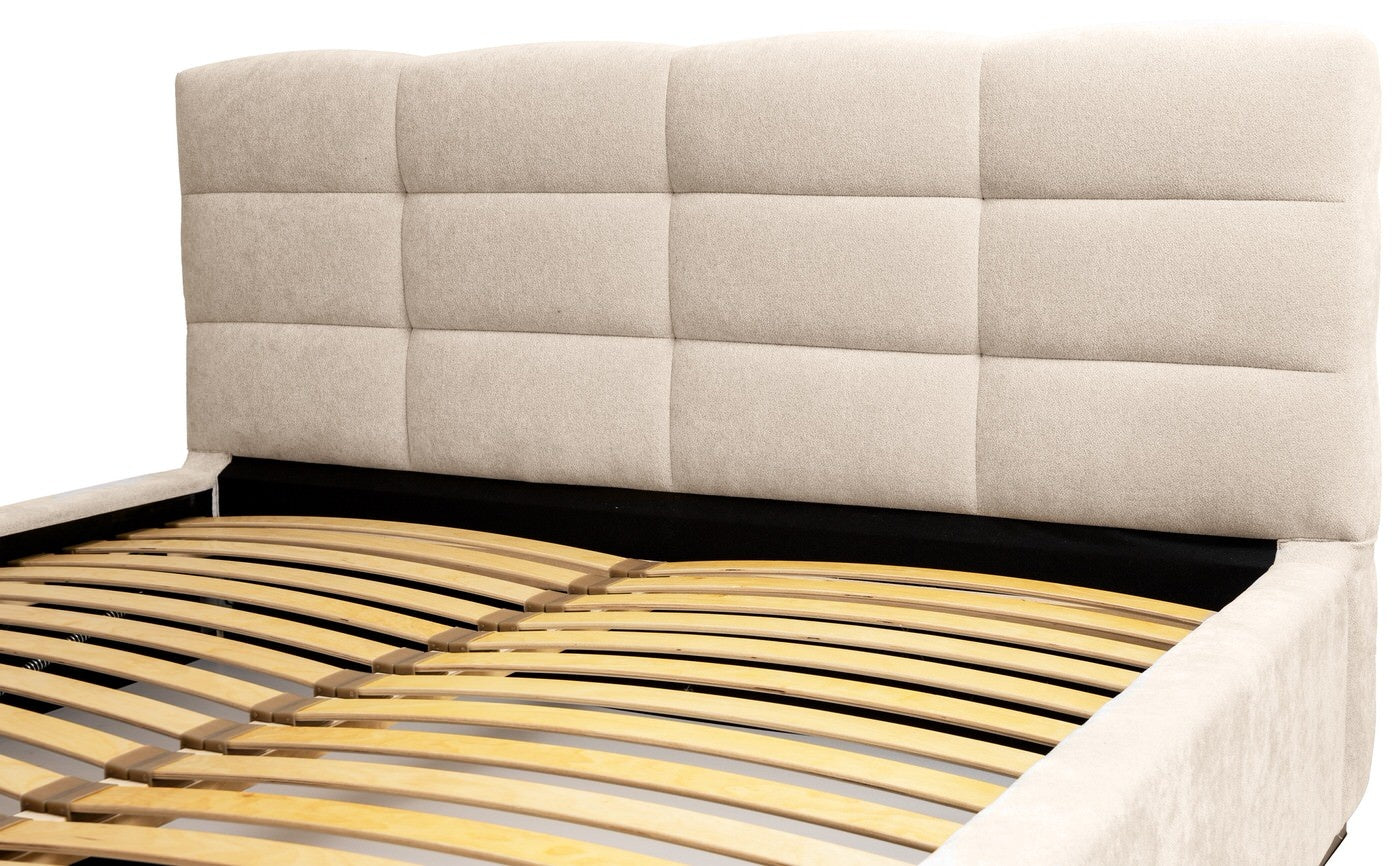 Trae Mobler Faro 160 x 200 cm Gestoffeerd Bed Beige