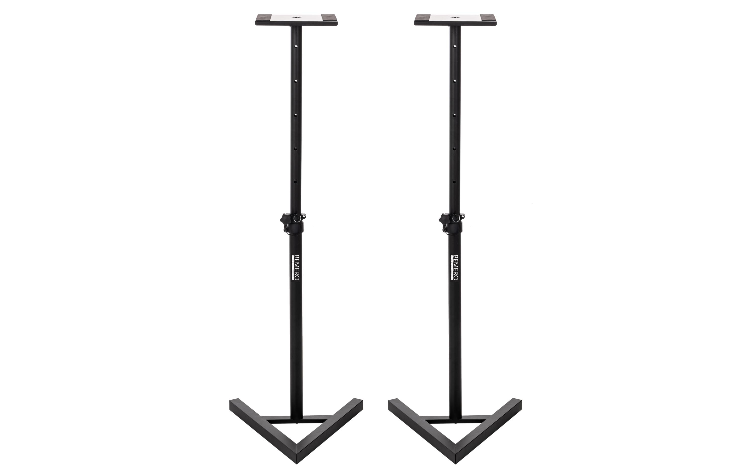 Studiomonitore T5 V Kit 2 – Schwarz<br>Aktives Studiomonitor-Set mit Kabeln, Iso-Pads und Lautsprecherständern