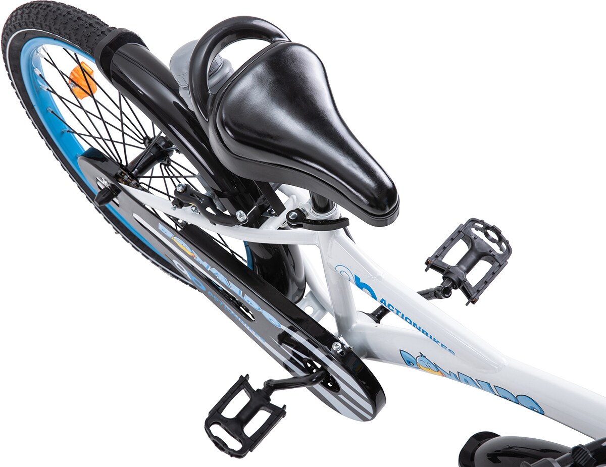 Actionbikes Kinderfahrrad Donaldo 20 Zoll, V-Brake-Bremsen, höhenverstellbar, Seitenständer, Korb