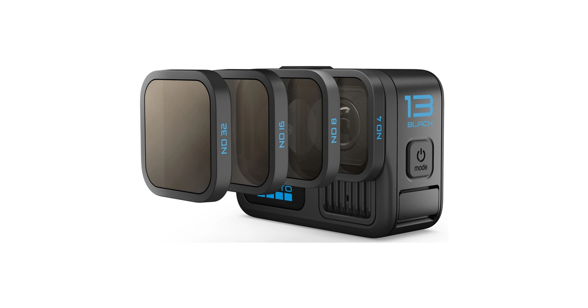 GoProHERO13 Black + Lens Collection videocamera  (Zwart, Bluetooth, Wi-Fi 6)