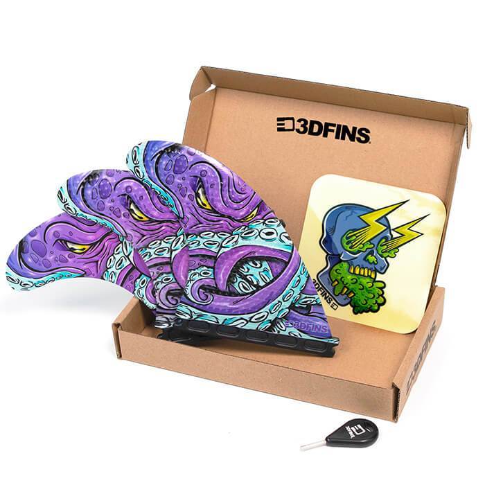3DFINS Go Hard Kraken - Thruster Futures - Medium