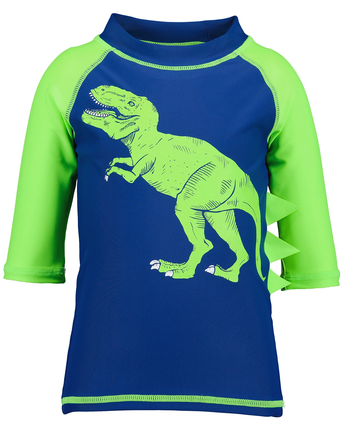 Langarm-Badeshirt DINO in blau