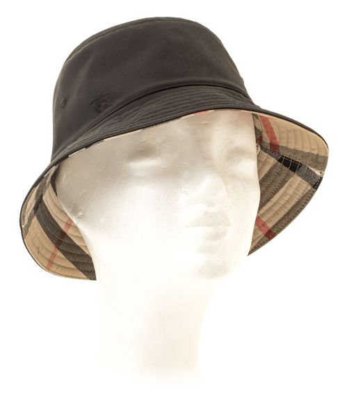 Burberry Check Lined Bucket Hat