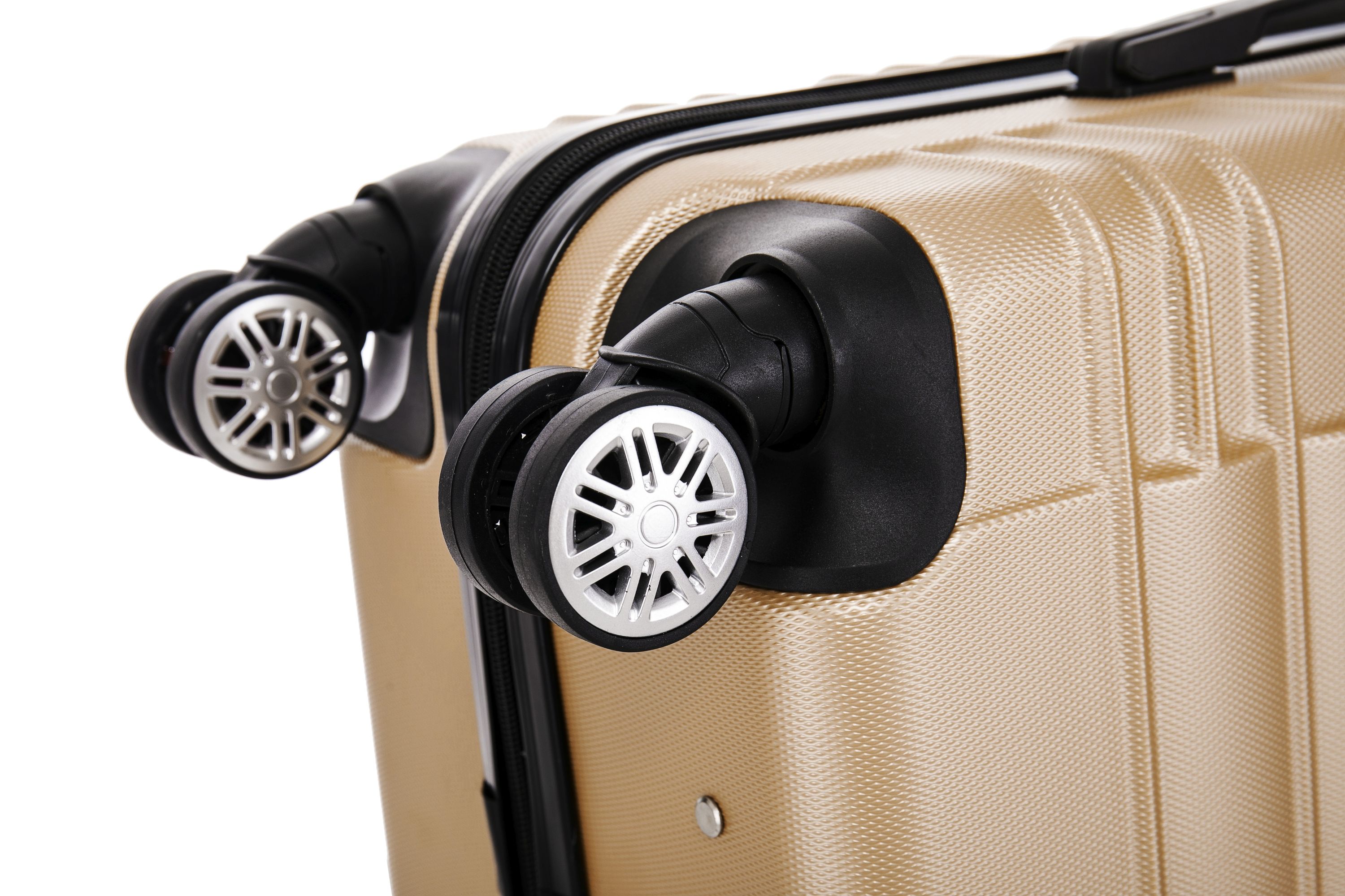 Reisekoffer Hartschalenkoffer AVA 4er Set champagner