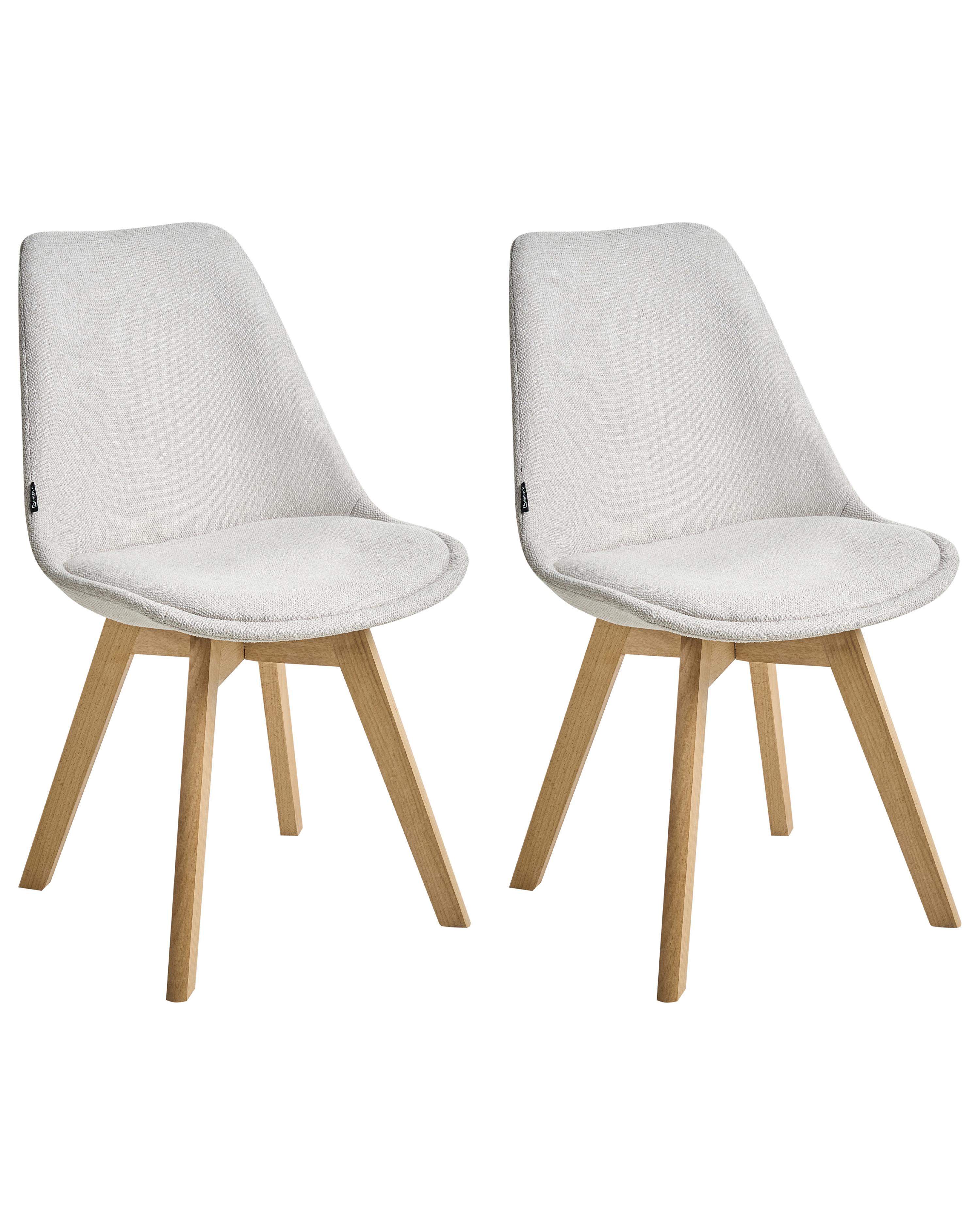 Set van 2 eetkamerstoelen DAKOTA II Gebroken wit