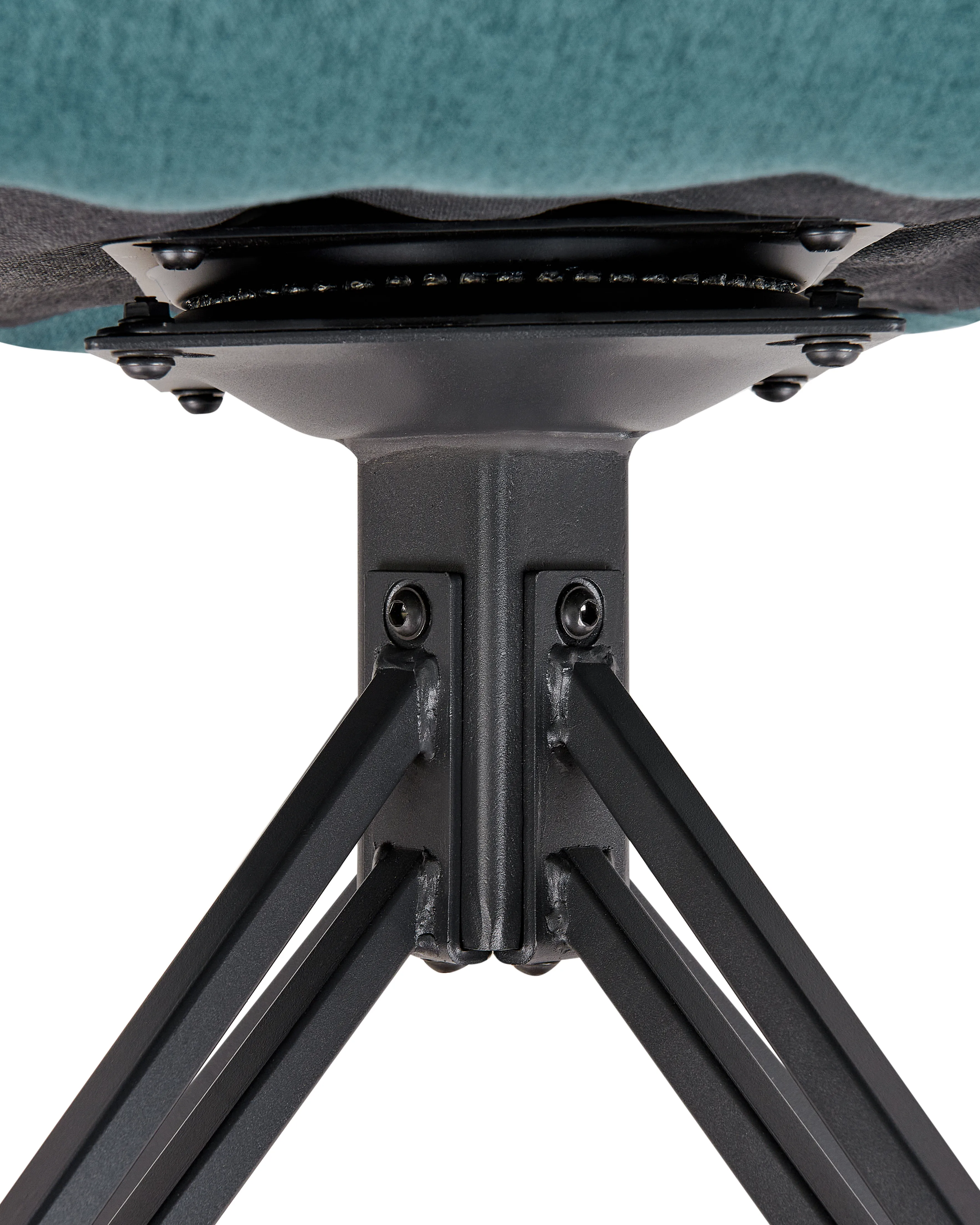 Set van 2 eetkamerstoelen draaibaar JODAR Groenblauw