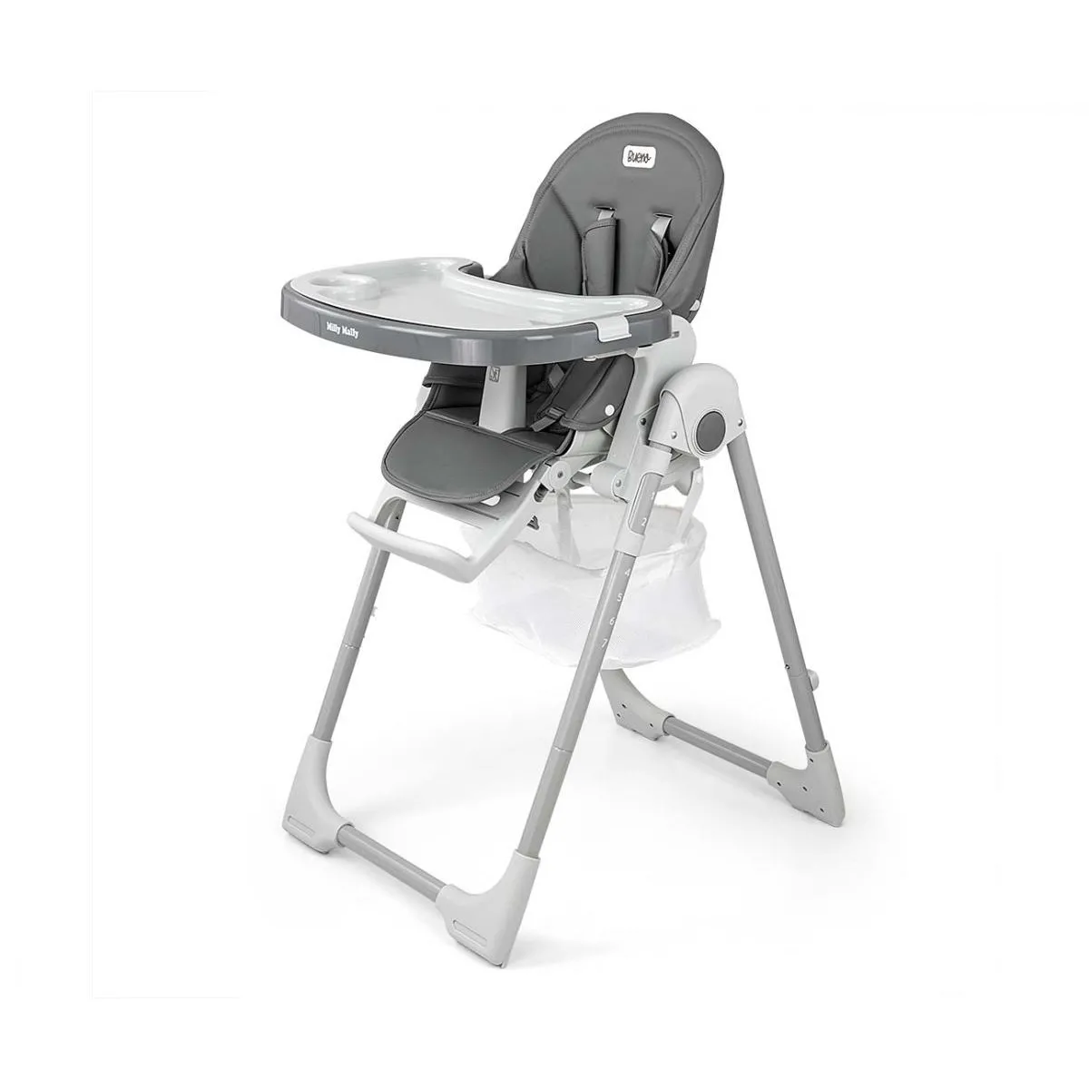 Milly Mally Chaise haute Bueno - Gris