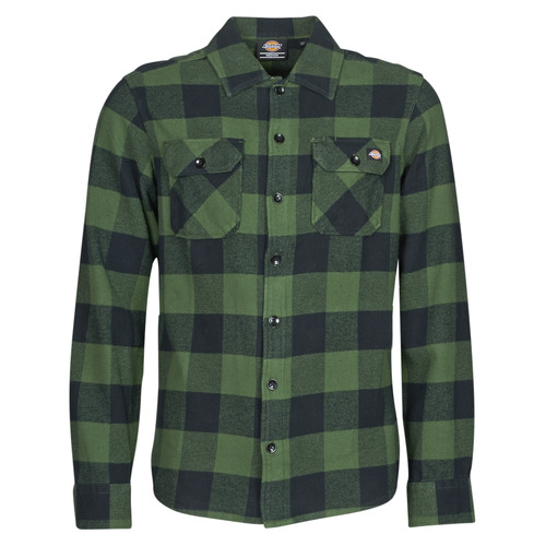 Dickies - NEW SACRAMENTO SHIRT PINE GREEN - Kaki / Noir