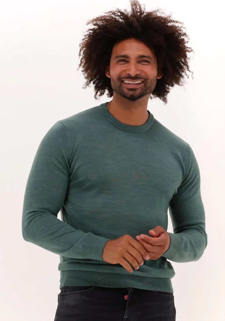 SCOTCH & SODA groene scotch & soda trui crewneck pullover