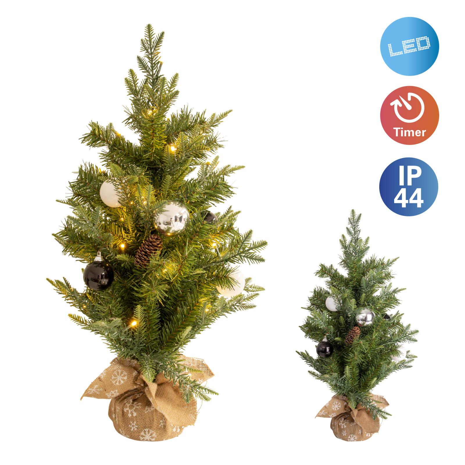 LED-Weihnachtsbaum - outdoorgeeignet - 70 cm hoch