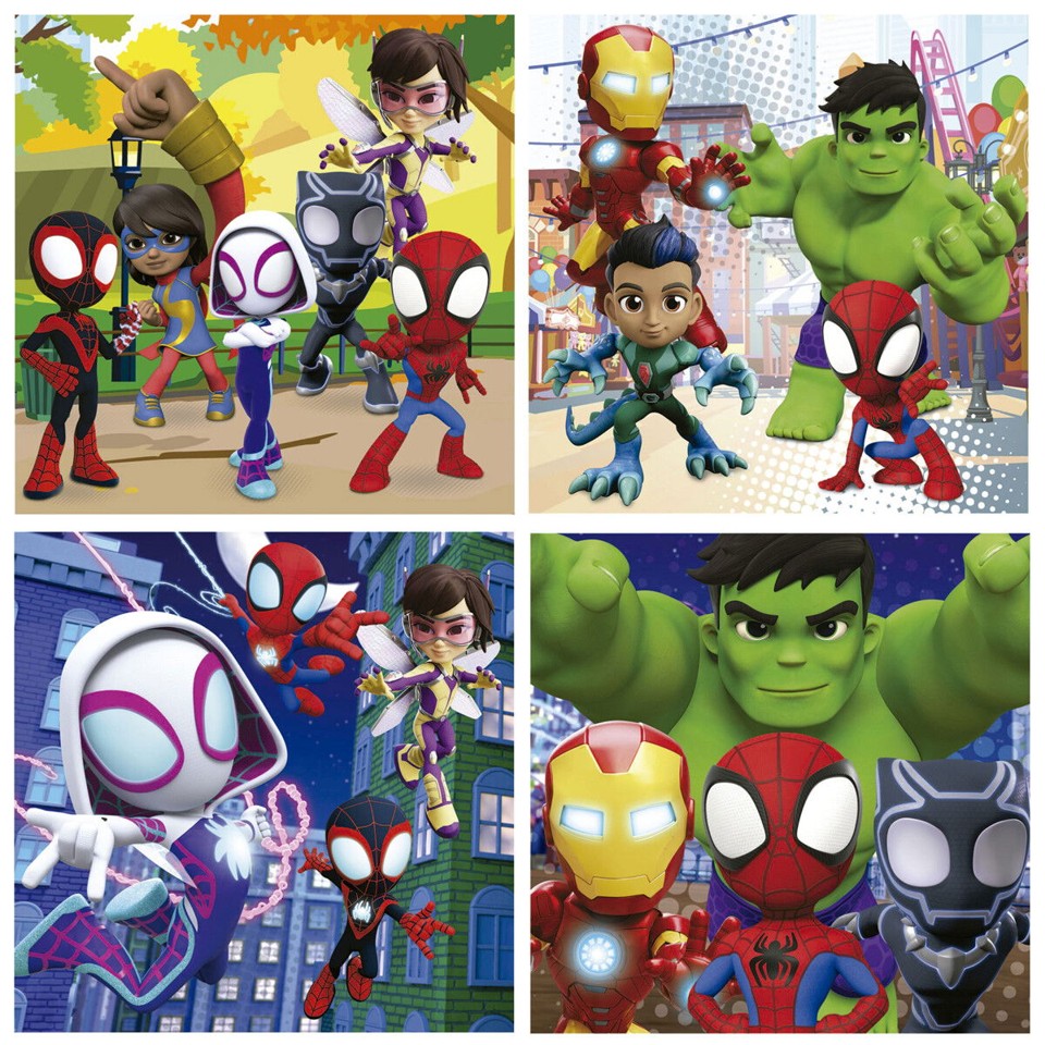 Educa - Puslespil - 6-9-12-16 Spidey & His Amazing Friends