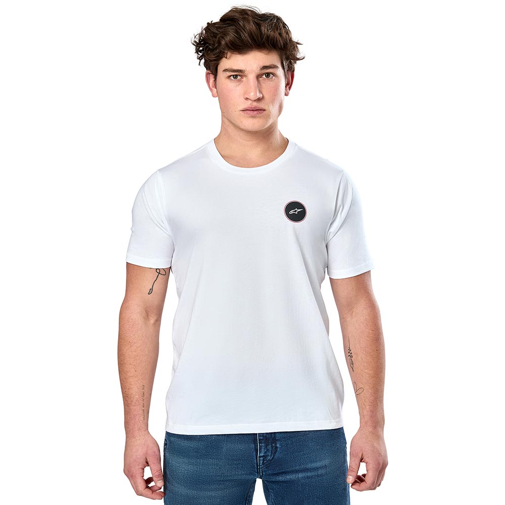 Alpinestars - T-shirt Dot Carbon SS CSF Blanc