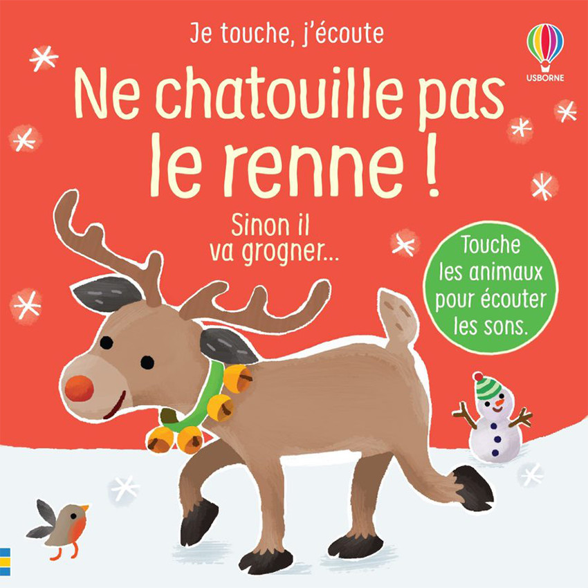 Livre à toucher Ne chatouille pas le renne