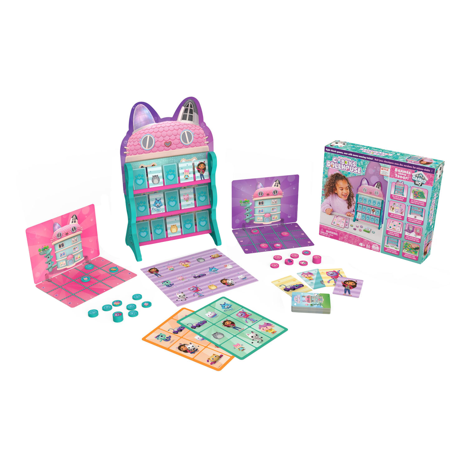 Gabby's Poppenhuis - Spellenpakket met 8 spellen