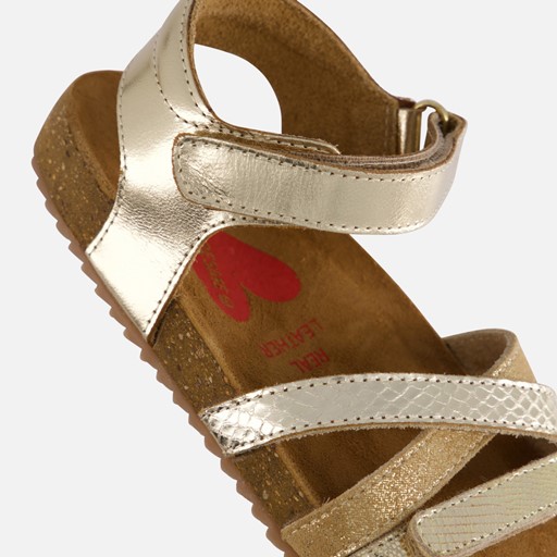 Shoesme Sandalen goud Leer