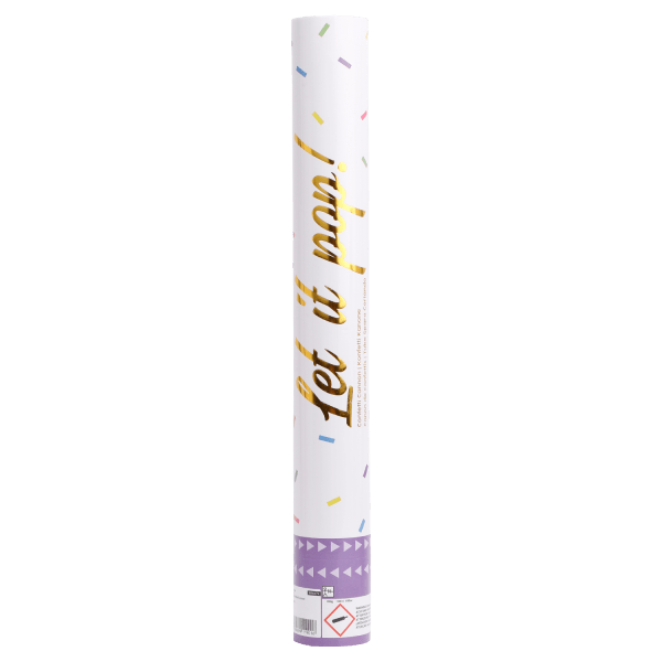 Gekleurde Confetti Kanon Folie 40cm